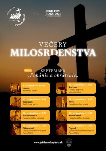 Večery milosrdenstva - "Pokánie a obrátenie" 