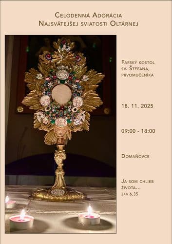 Celodenná adorácia v našom farskom kostole_18. októbra 2025